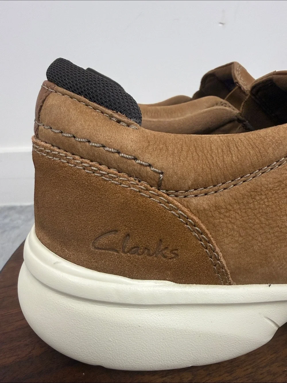 Clarks‎ Collection Bradley Ease Slip On Shoes Men’s 11M Nubuck Leather